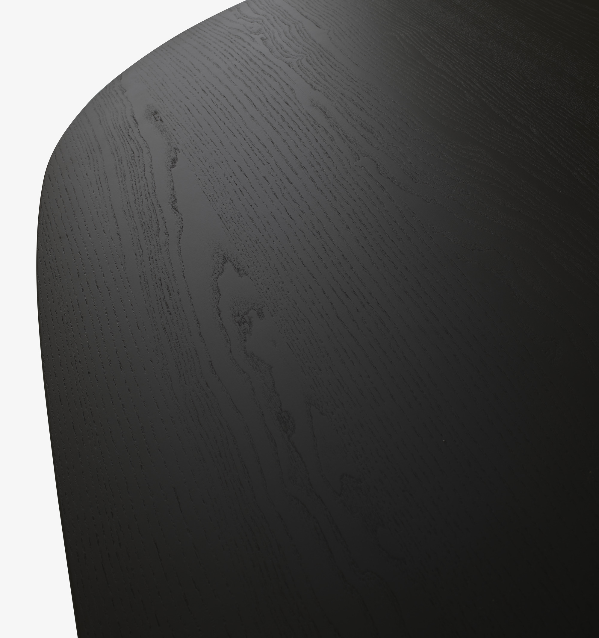Image Mesa de comedor fresno teñido negro patas de fresno teñido negro 4
