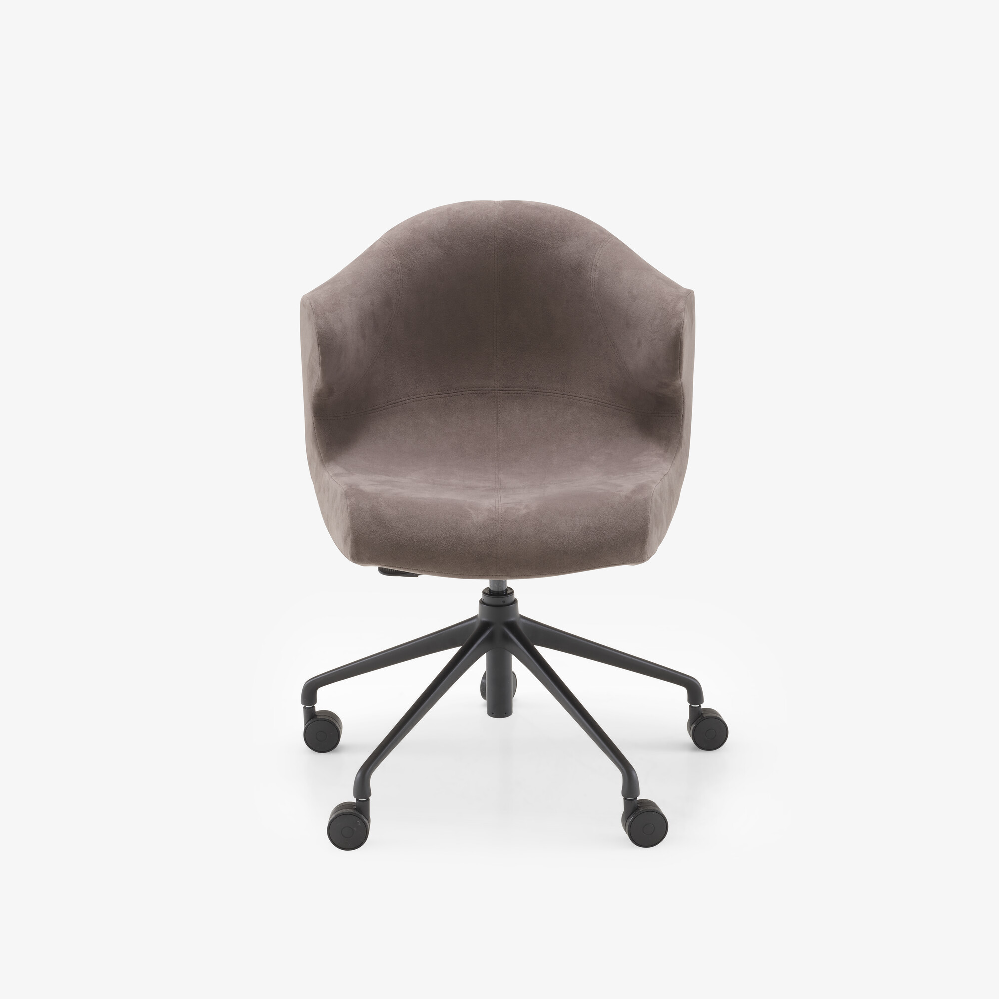 Image ALSTER CARVER CHAIR BLACK BASE ON CASTORS