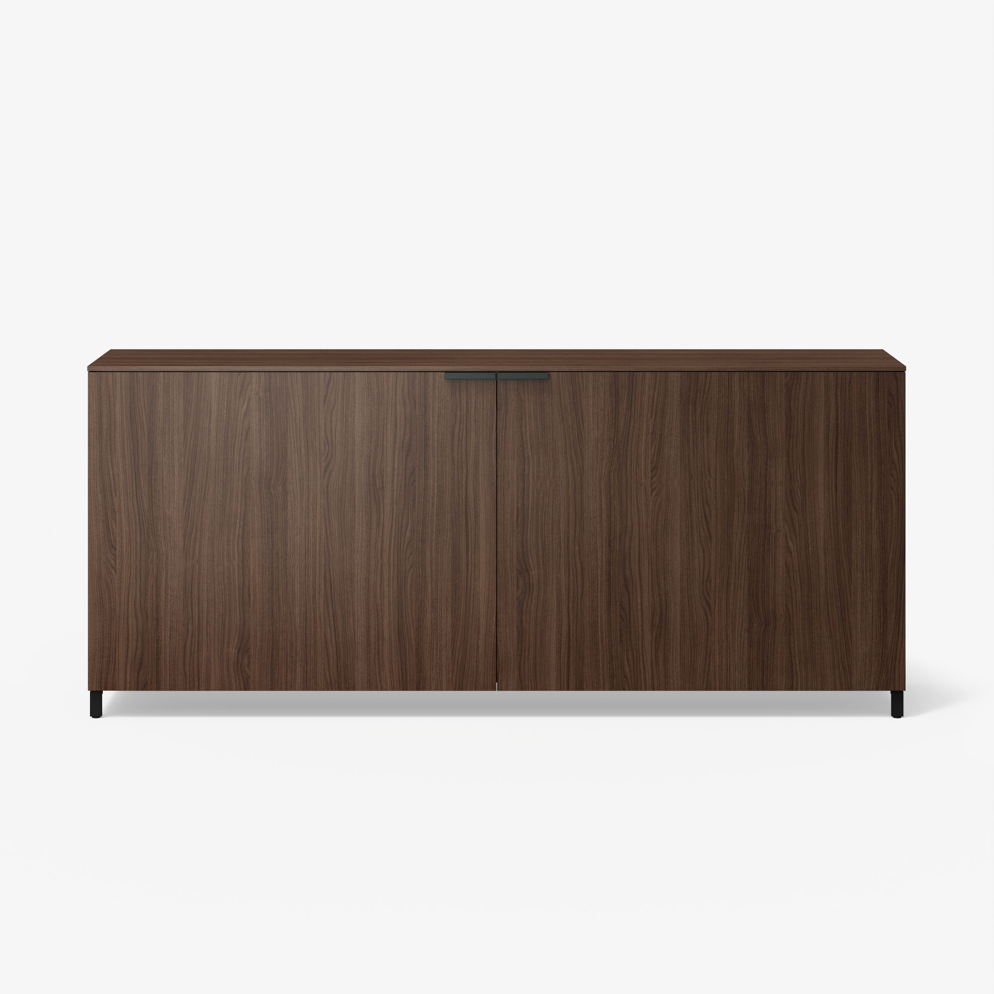 Image Sideboard coplanar doors dark walnut c 2h 1