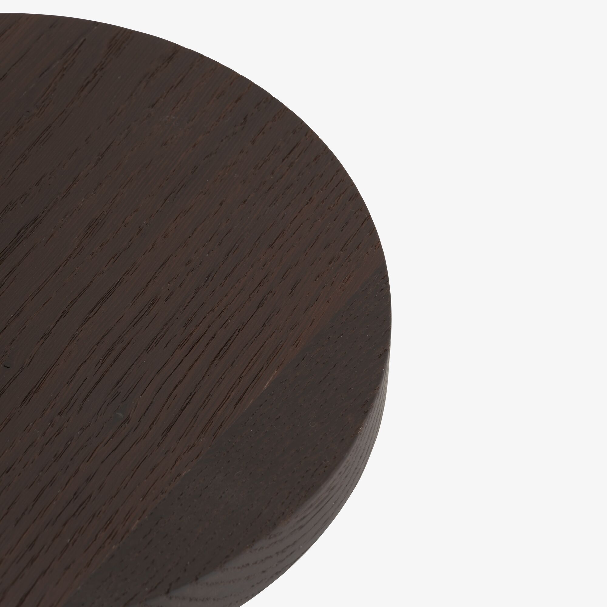Image Pedestal table base textured beige lacquer  2