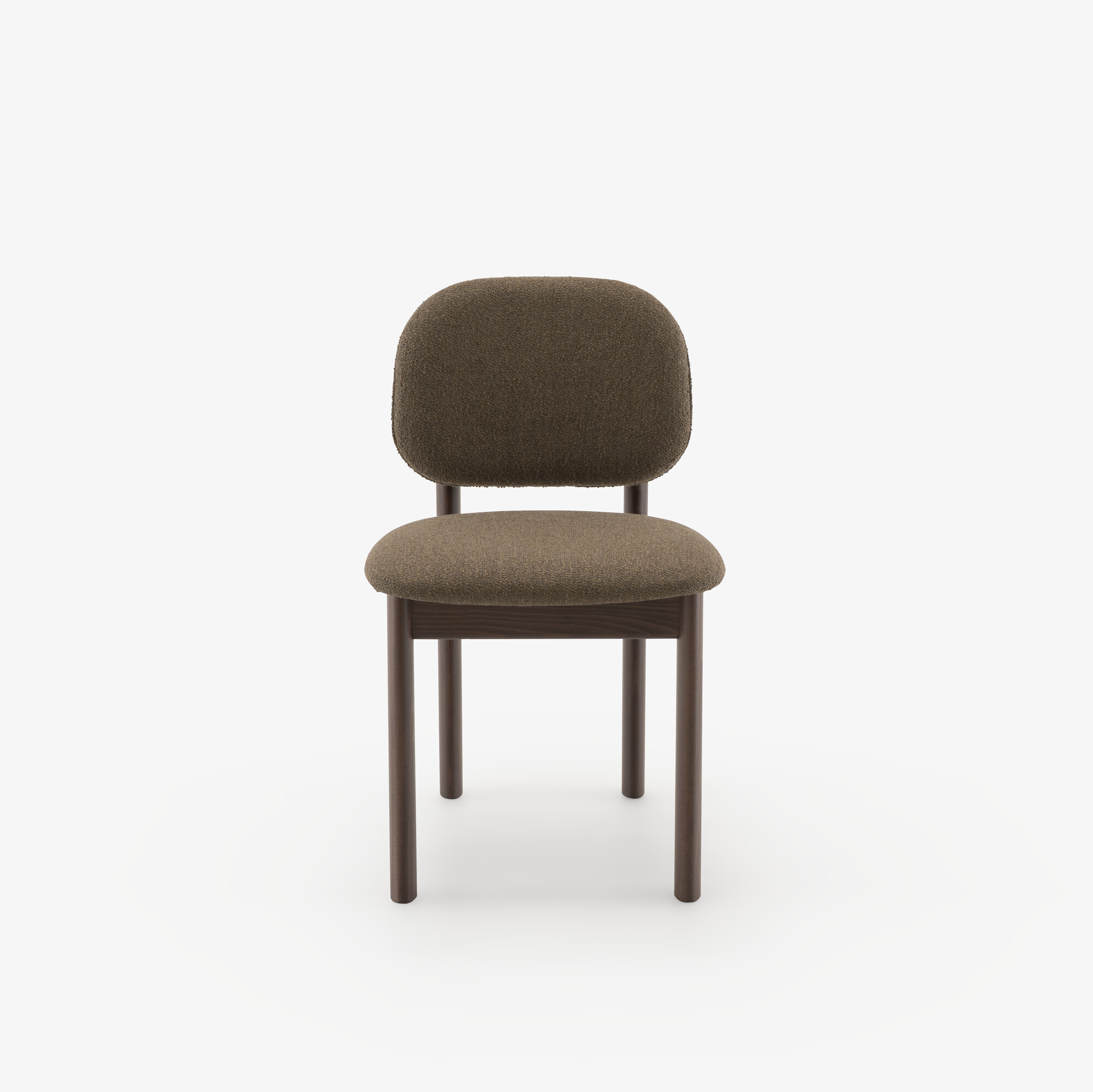 Image SET OF 2 CHAIRS WALNUT-STAINED BEECH NOISETTE