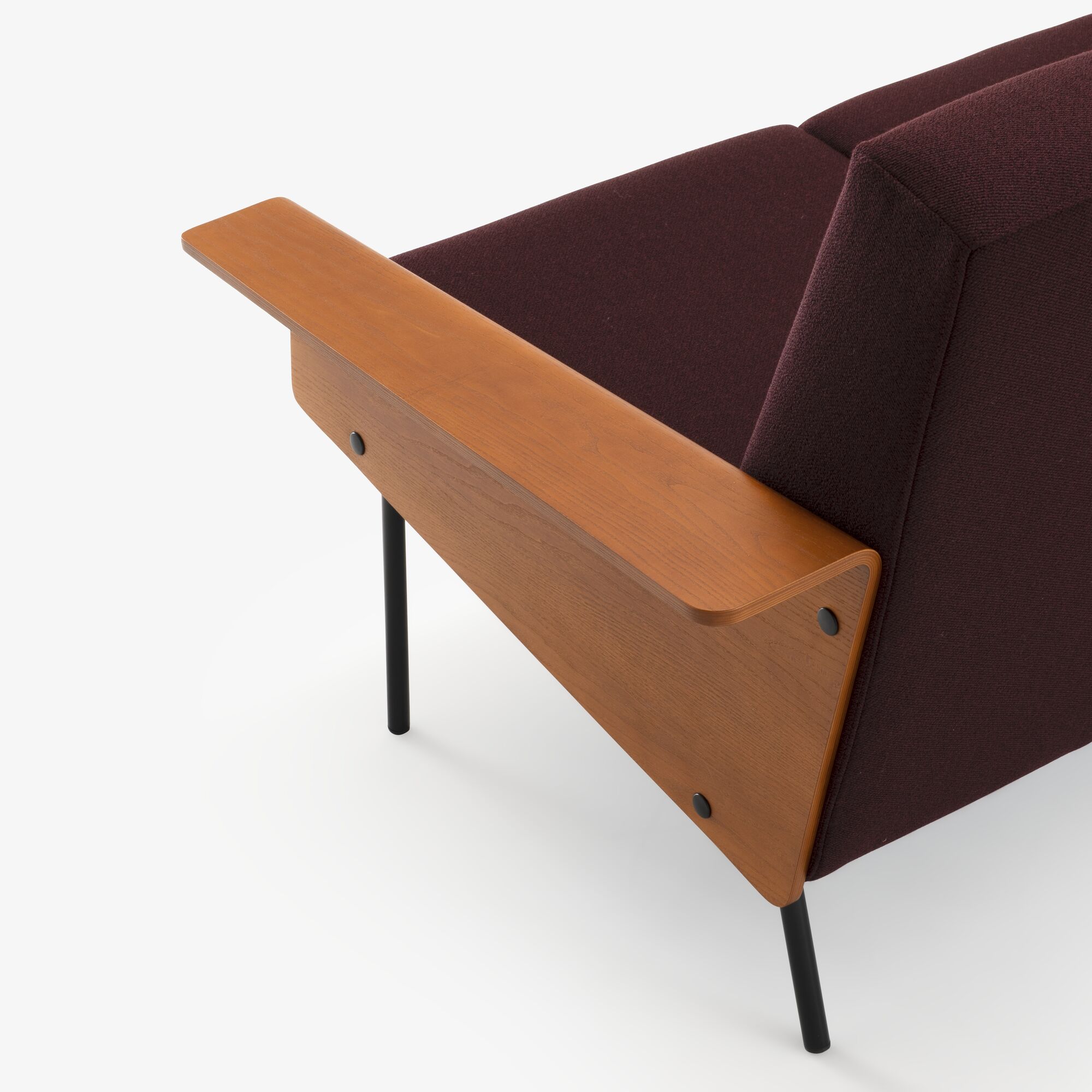 Image Settee wood arms  2