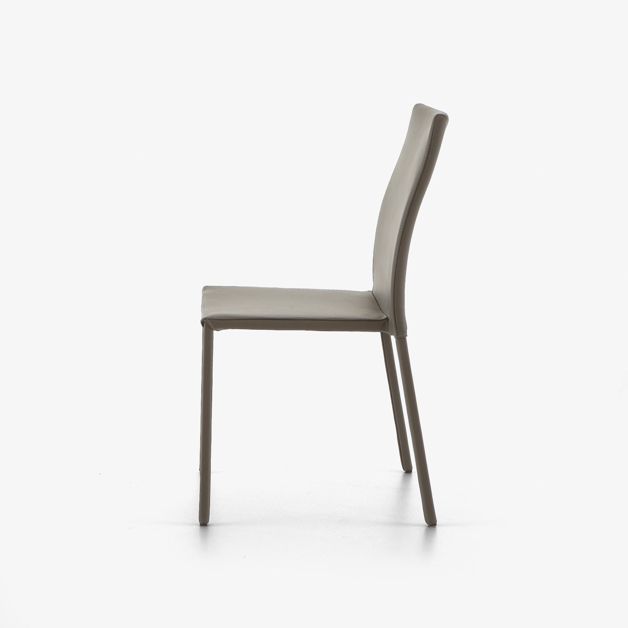 Image Silla piel gris  5