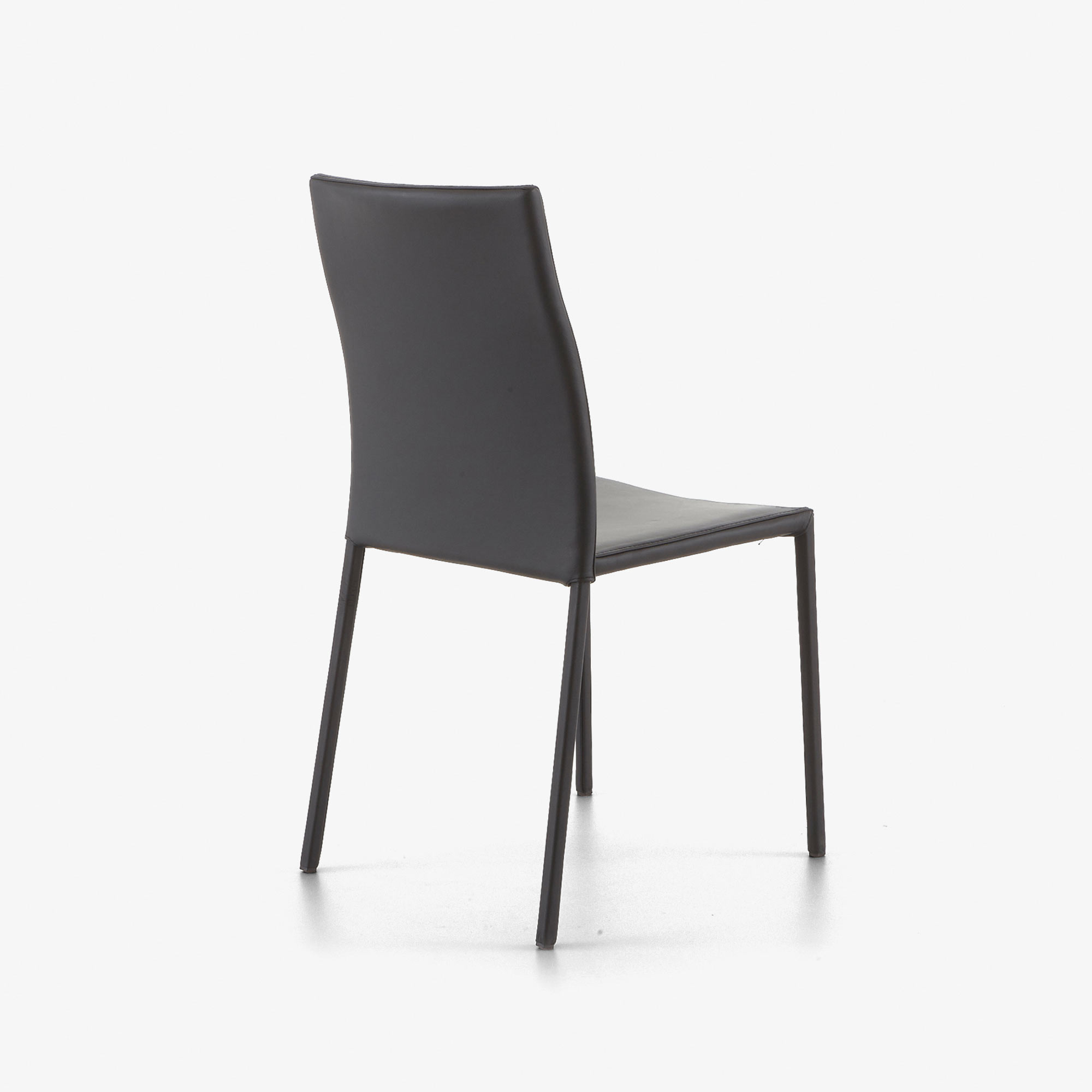 Image Silla piel negra  3