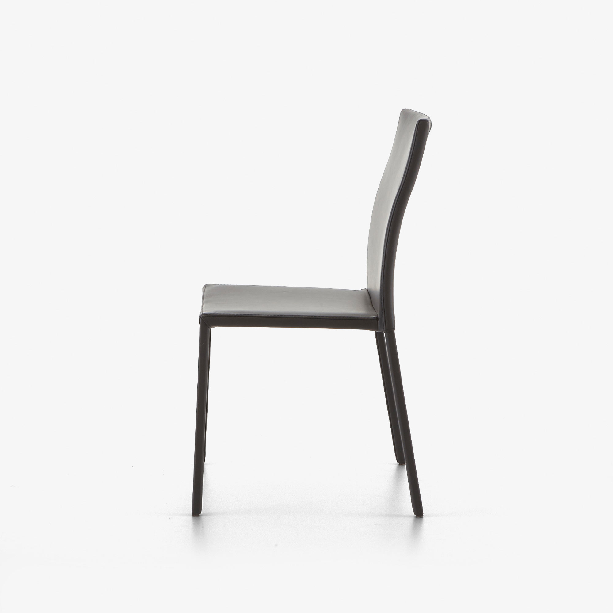 Image Silla piel negra  5