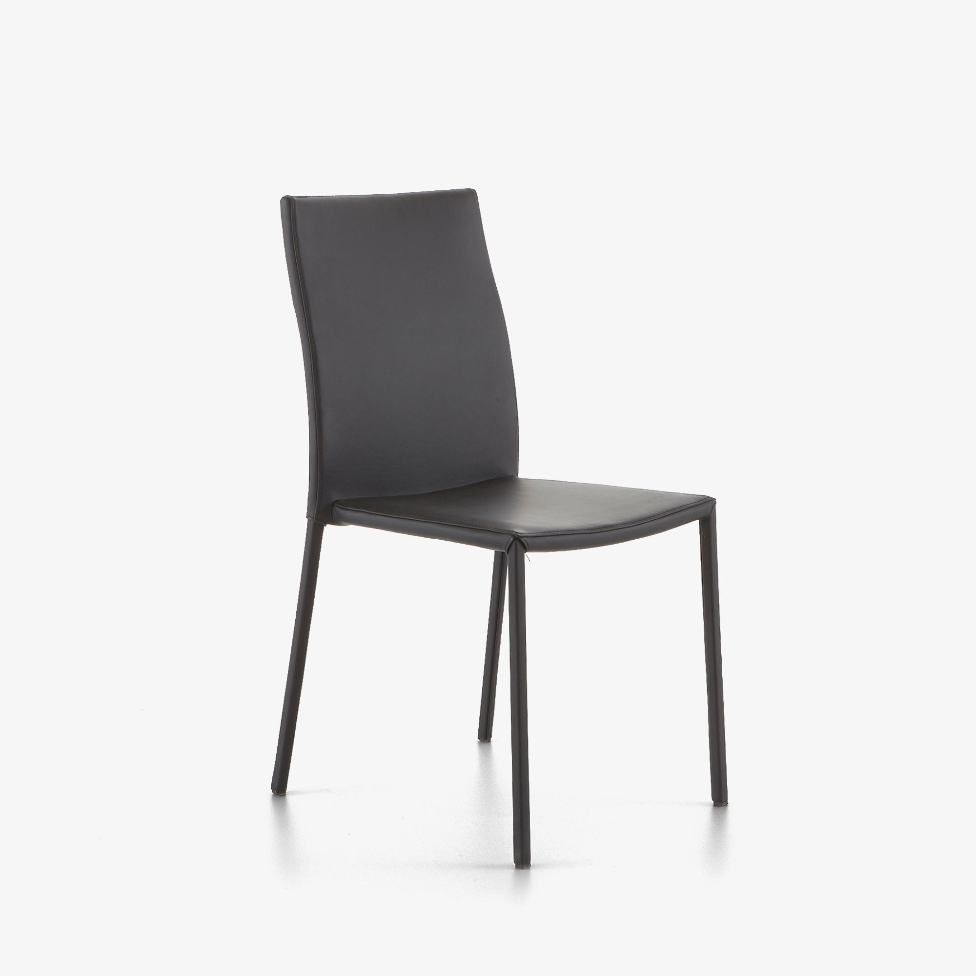 Image Silla piel negra  7