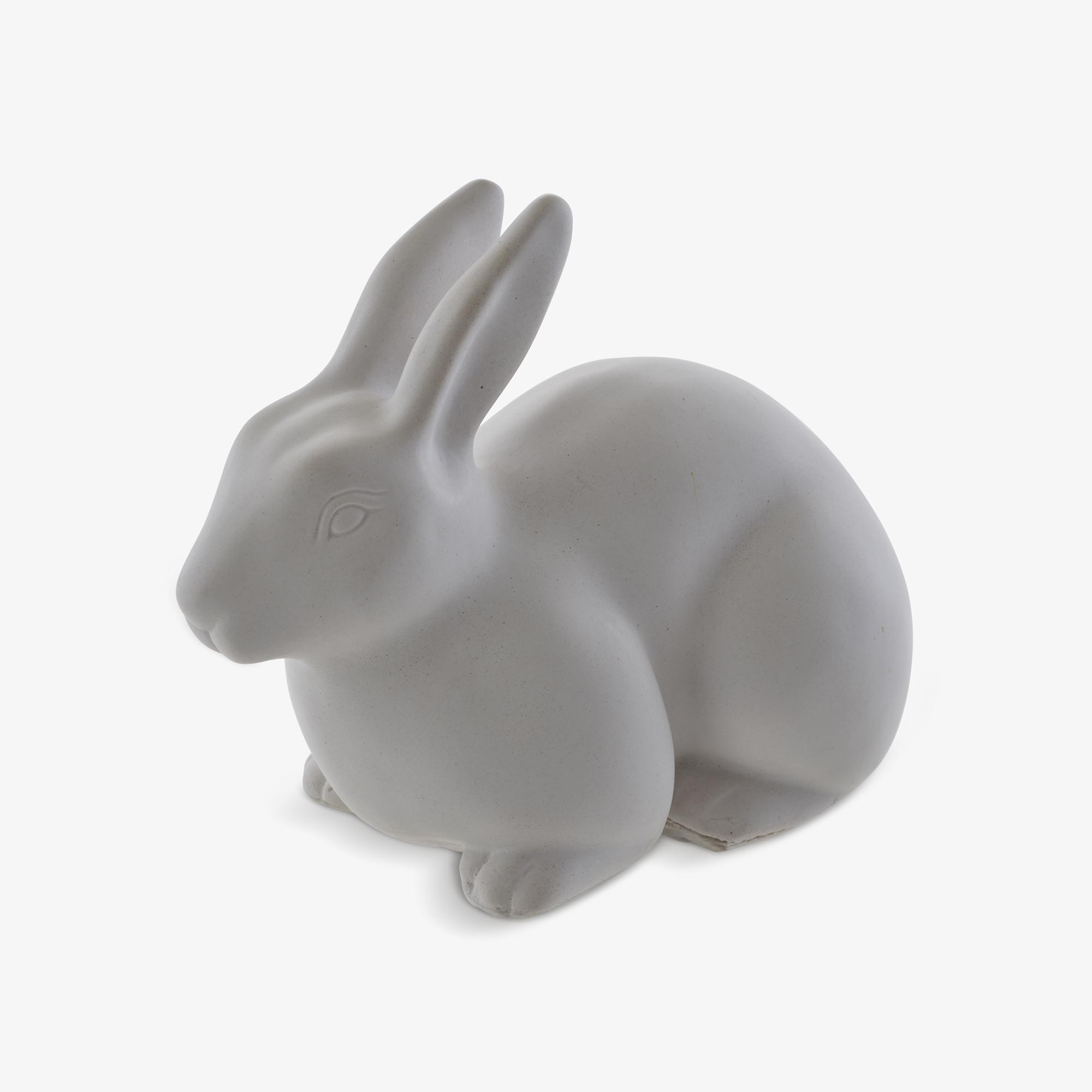Image Pan pan conejo decorativo blanco mate 1