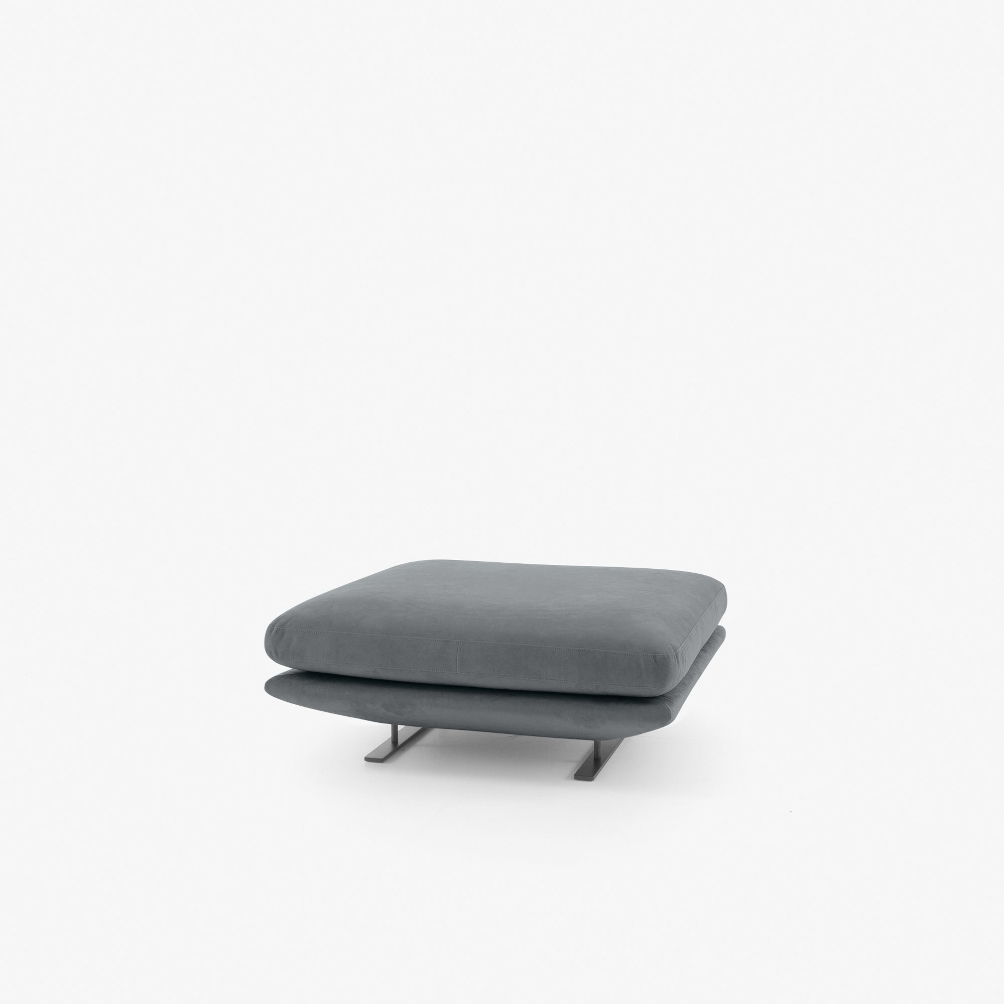 Image Small square footstool depth 100  2