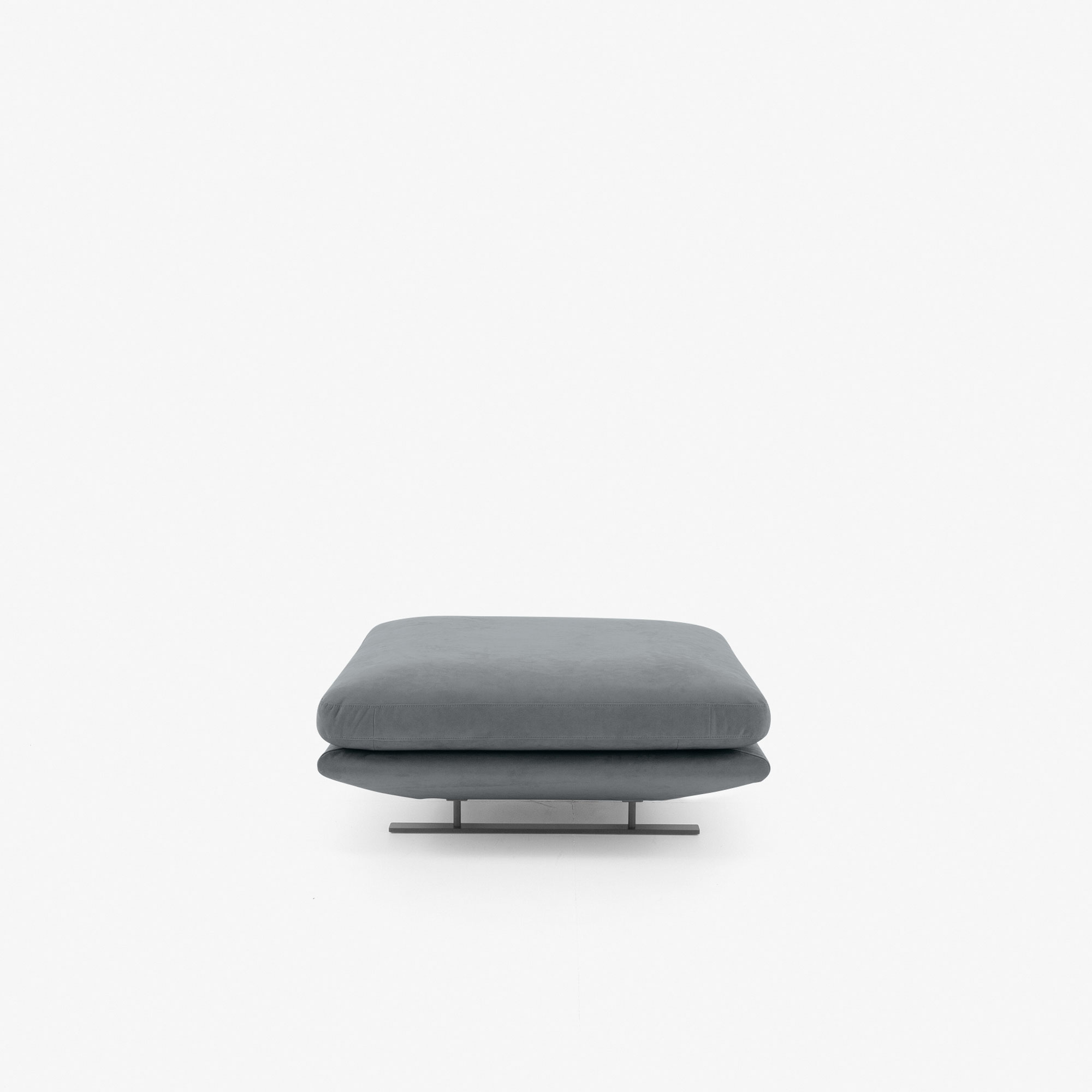 Image Small square footstool depth 100  4