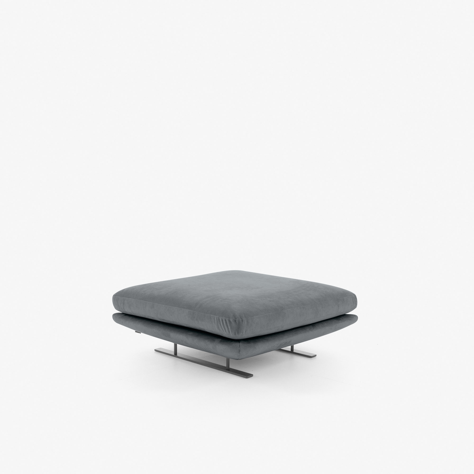 Image Small square footstool depth 100  6