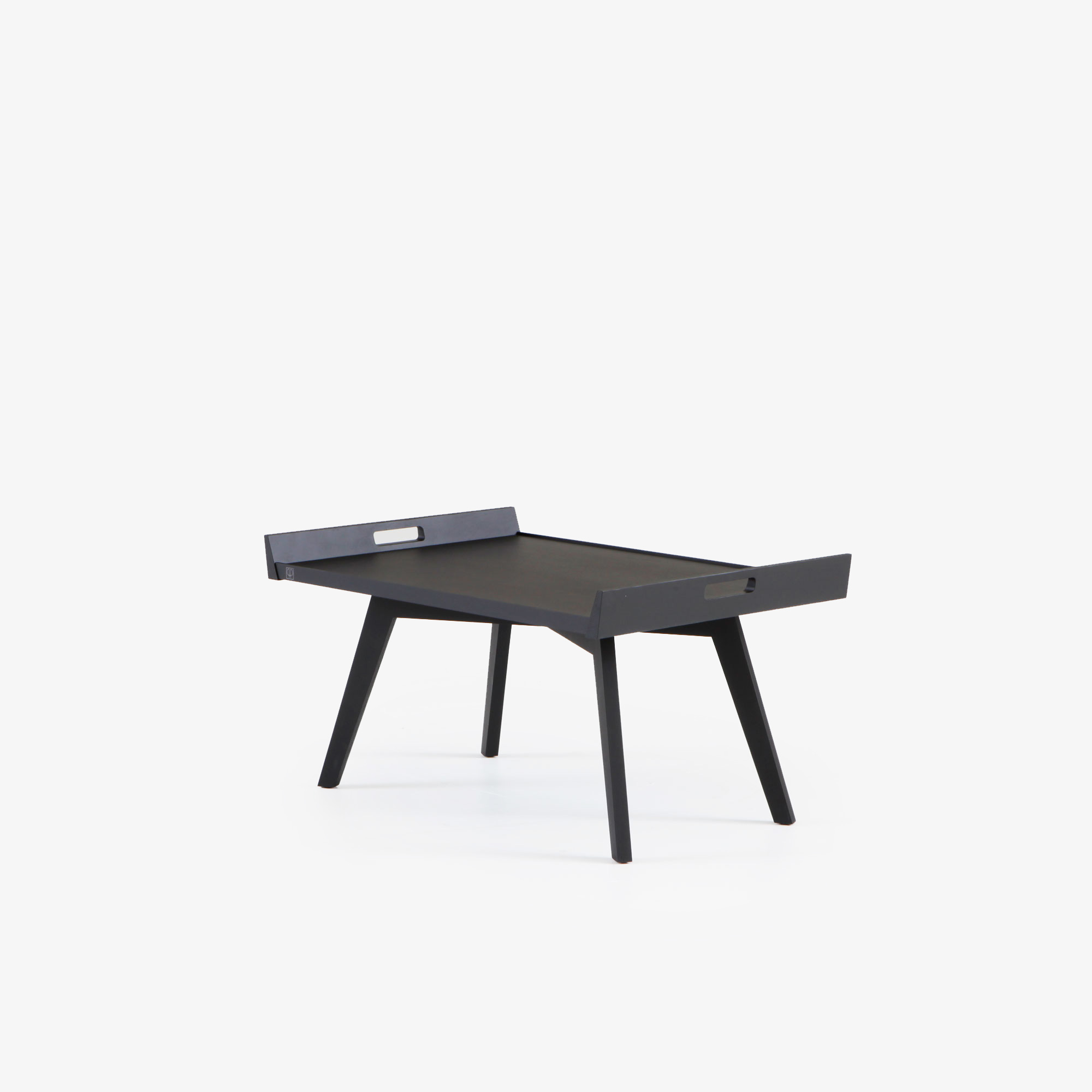 Image Low table black stained oak  2