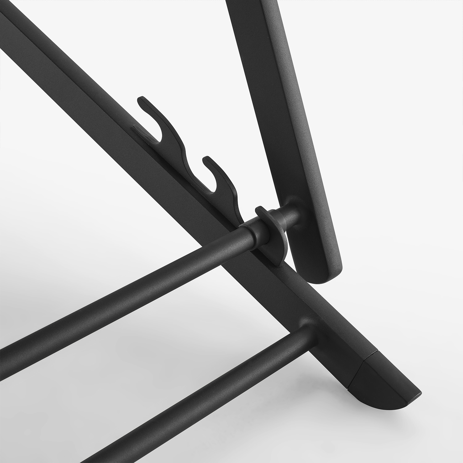 Image Set of 2 deck chairs onyx (black)  7