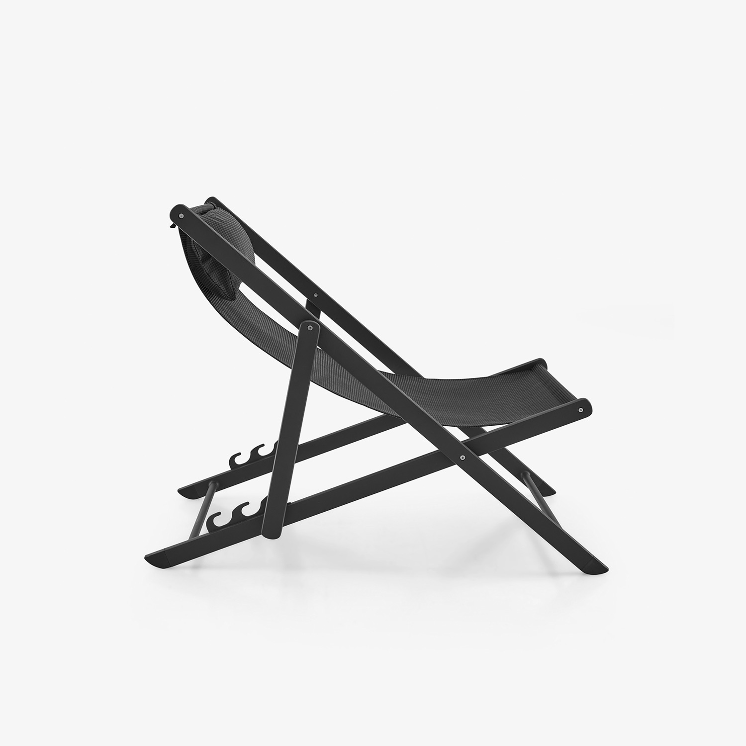 Image SET OF 2 DECK CHAIRS ONYX (BLACK) 