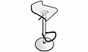 TABURETE CRYSTAL 
