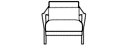 SILLON BRAZOS DE ALUMINIO ARTICULO COMPLETO