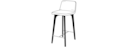 CHAISE-BAR HAUTE FRÊNE TEINTÉ NOIR SANS POIGNEE