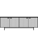 SIDEBOARD 4 DOORS C 7