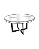 MESA DE COMEDOR PATAS LACADAS EN NEGRO EXTENSIÓN A JUEGO CON EL TABLERO