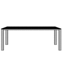 MESA DE COMEDOR CON EXTENSIBLES PATAS DE ROBLE TONO NATURAL 