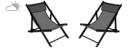 SET OF 2 DECK CHAIRS EPIDOTE (GREEN) 