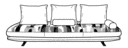 SOFA 3 PLAZAS PROFUNDIDAD 120 