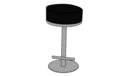 HIGH STOOL LEATHER/DAKO MARRON BOROCA