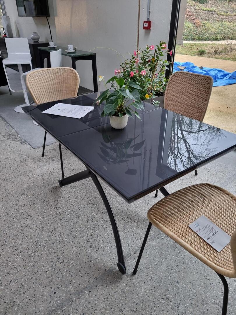 Ensemble Tables Ligne Roset 'Invitation' - Table Repas 240cm Et Table Basse - Bois
